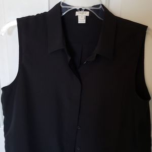 J Crew sleeveless blouse